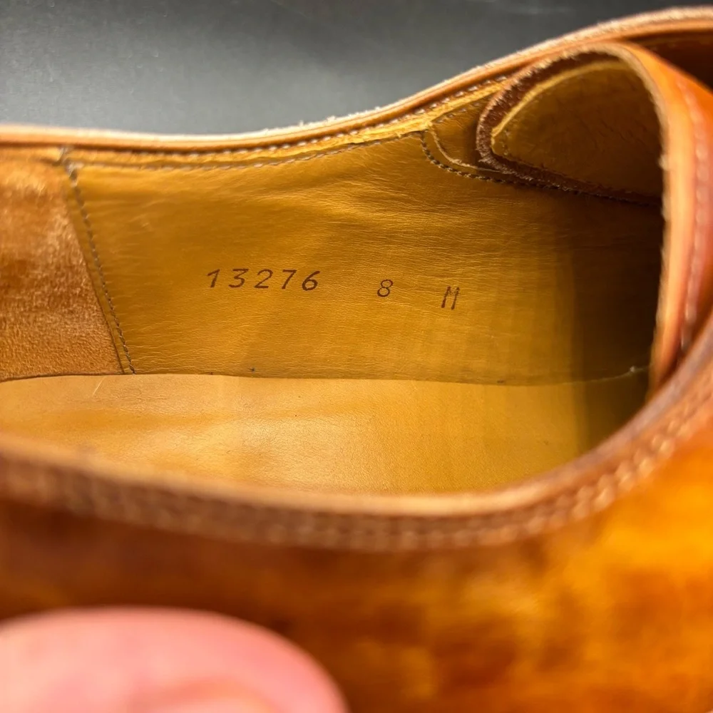 Magnanni Men's Shoes Dress Buckle Leather Made in Spain Brown Size 8‎